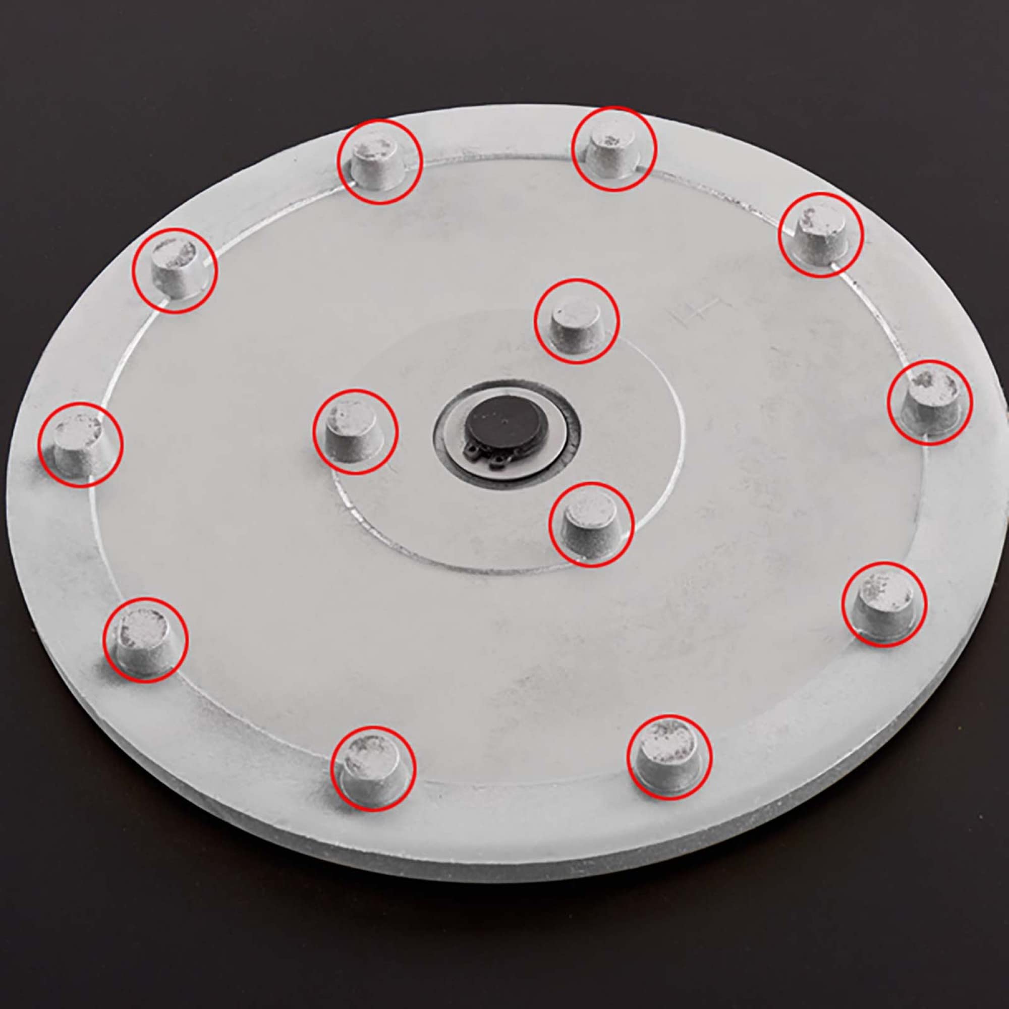 Counter Art CART23780 13 In. Beautiful Songbirds Lazy Susan Glass Serving Plate