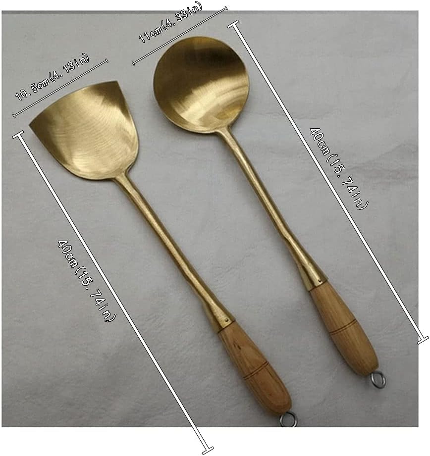 Tea Spoons Household Long-Handled Spoon Thick Material Spoon Cooking Shovel Soup Spoon Soup Spoon Rice Spoon Cooking Two Pieces Ice Tea Spoons (Color : A) (C)