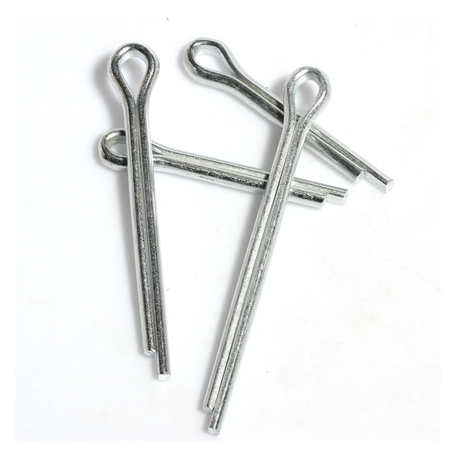 Molla a molla zincata in acciaio al carbonio M8 M10 M12, forcina for capelli, morsetto diviso, clip elastica aperta for trattore(M8X120mm 10pcs)