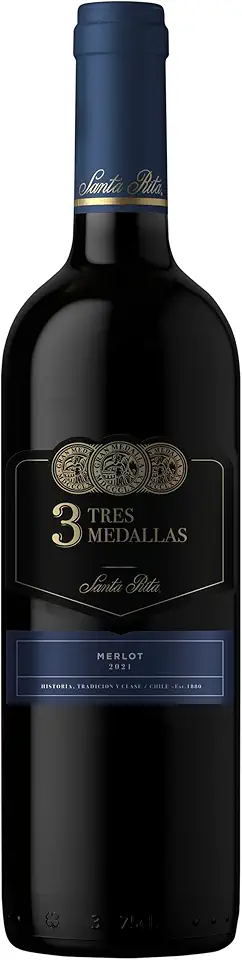 VINHO 3 MEDALLAS MERLOT 750ml