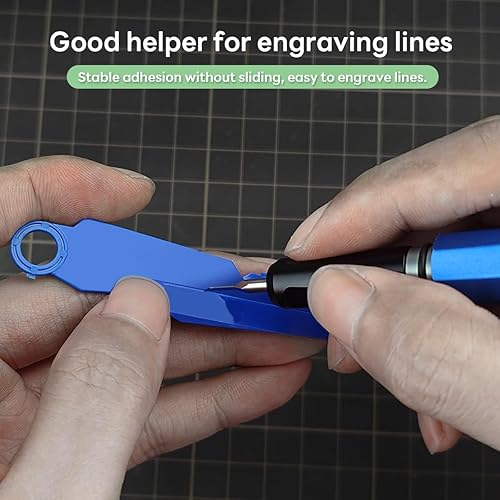 Miniatura 18 de stedi Cincel modelo Scriber, cuchillas de acero de tungsteno 0.004 in, para modelar aficiones, modelo de escala RG, kit de modelo de Gundam