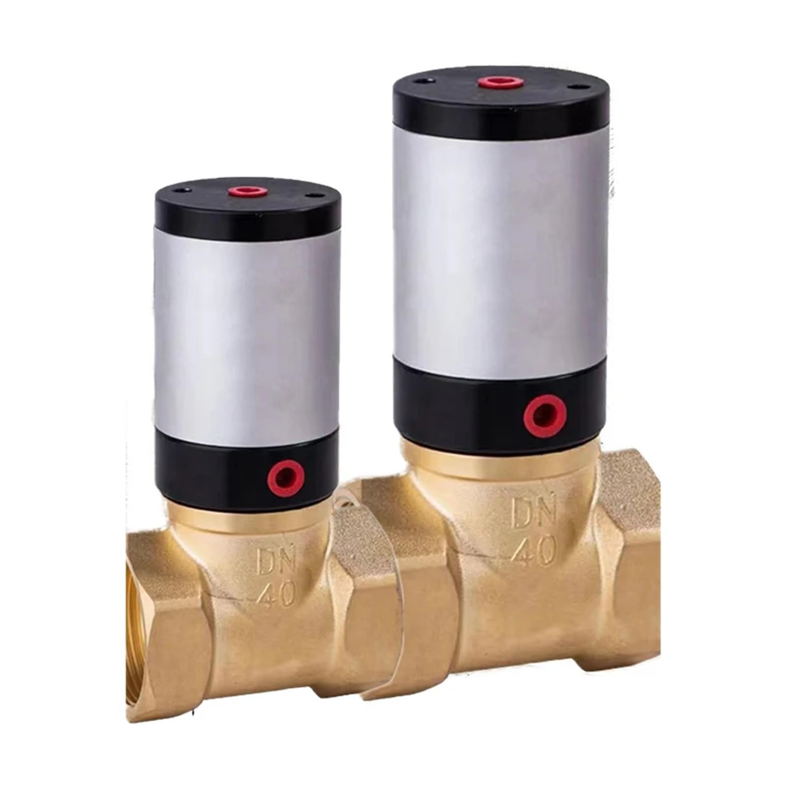 UWUKCJOKQ Fluid Air Control Valve Q22HD DN15 20 25 32 40 50 Brass Body Pneumatic(Q22HD-40)