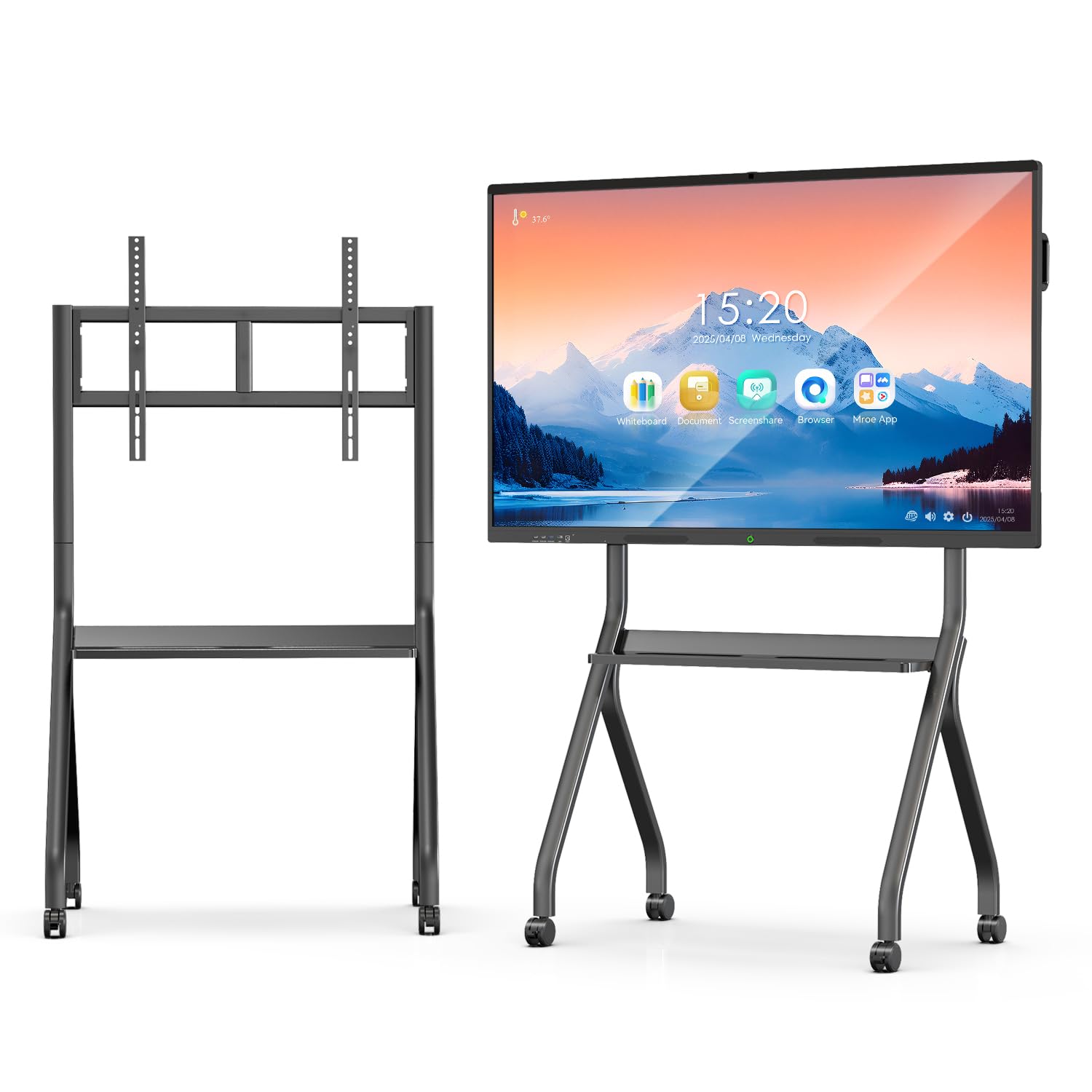 QIXZOCV Portable Stand for 75-85 Inch Smart Board