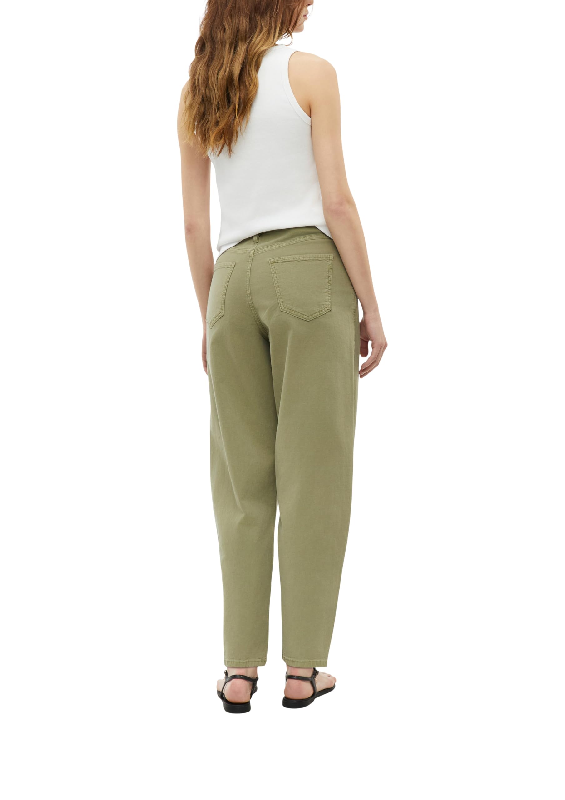 s.Oliver Ankle-Hose mit Barrel Leg und Garment Dye
