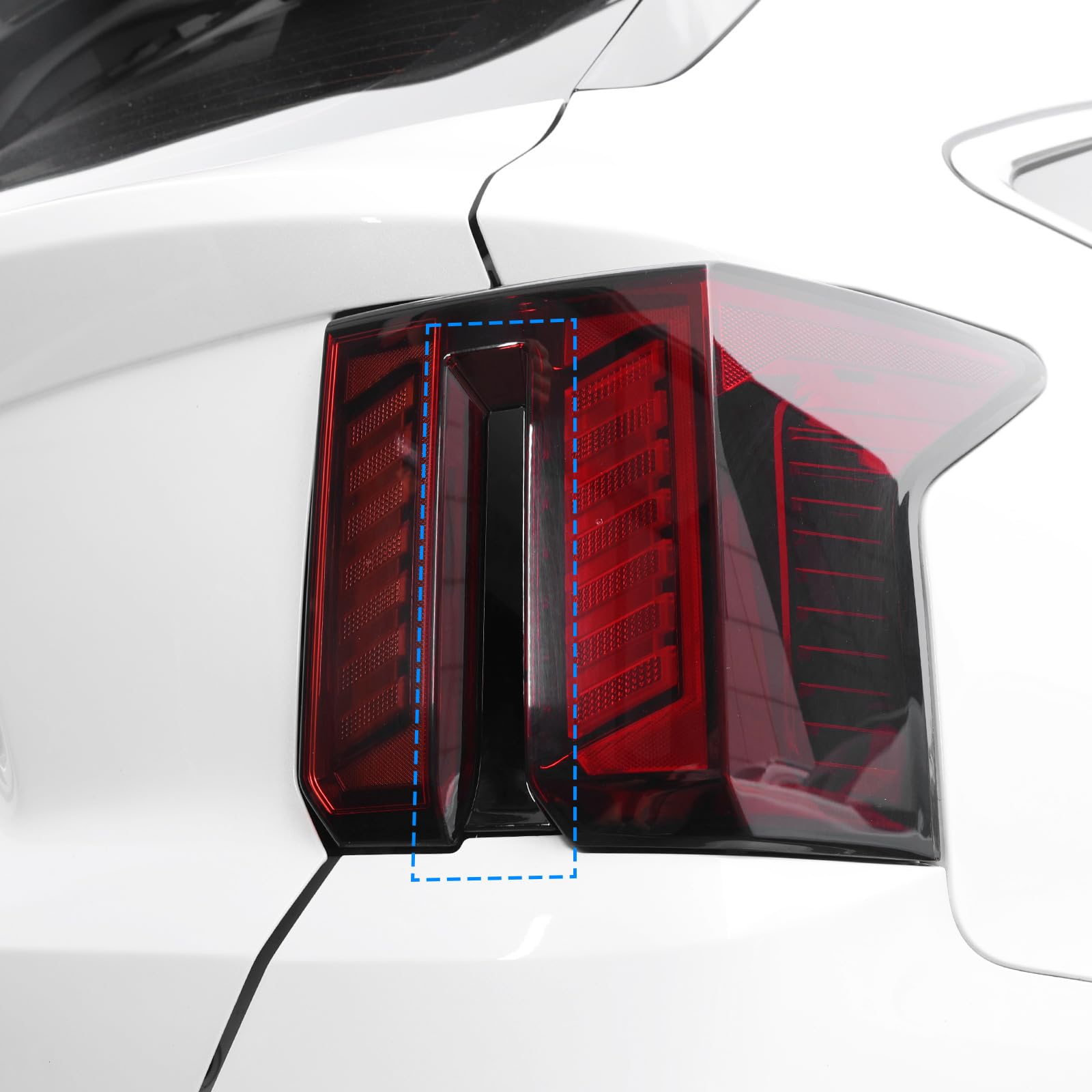 JUIVEEL Tail Light Lamp Cover Guard Trim Car Tail Light Cover Trim Compatible with Kia Sorento 2024 2025 Accessoriess (Glossy Black Style)