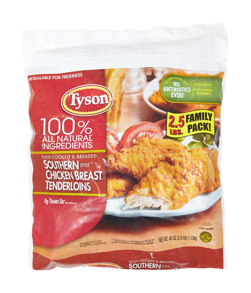Amazon.com: Tyson Fully Cooked Southern Style Chicken Tenders, 40