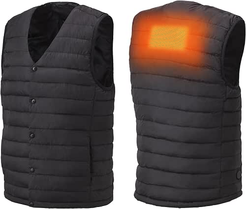 Iris Ohyama Woozoo, Gilet/Veste chauffante, L, homme, 4 niveaux de