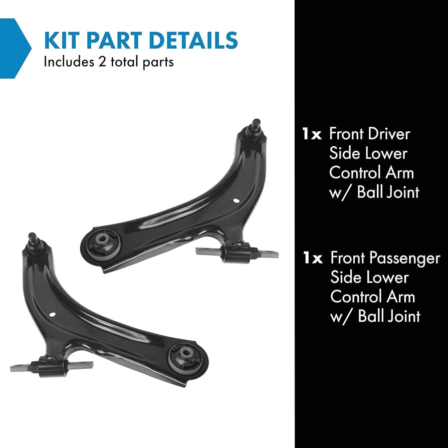Amazon.com: TRQ Front Lower Control Arm with Ball Joint Set