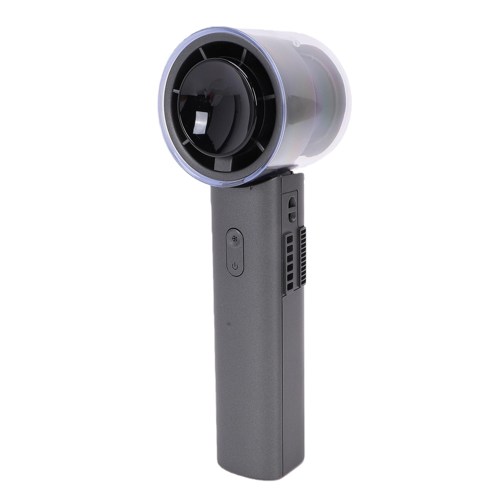 Tragbarer Handventilator, über USB Wiederaufladbar, Faltbar, Eiskühlung, Mini-Ventilator mit 6 Geschwindigkeiten, Kleine Persönliche Handventilatoren für Büro Outdoor Reisen (GREY)