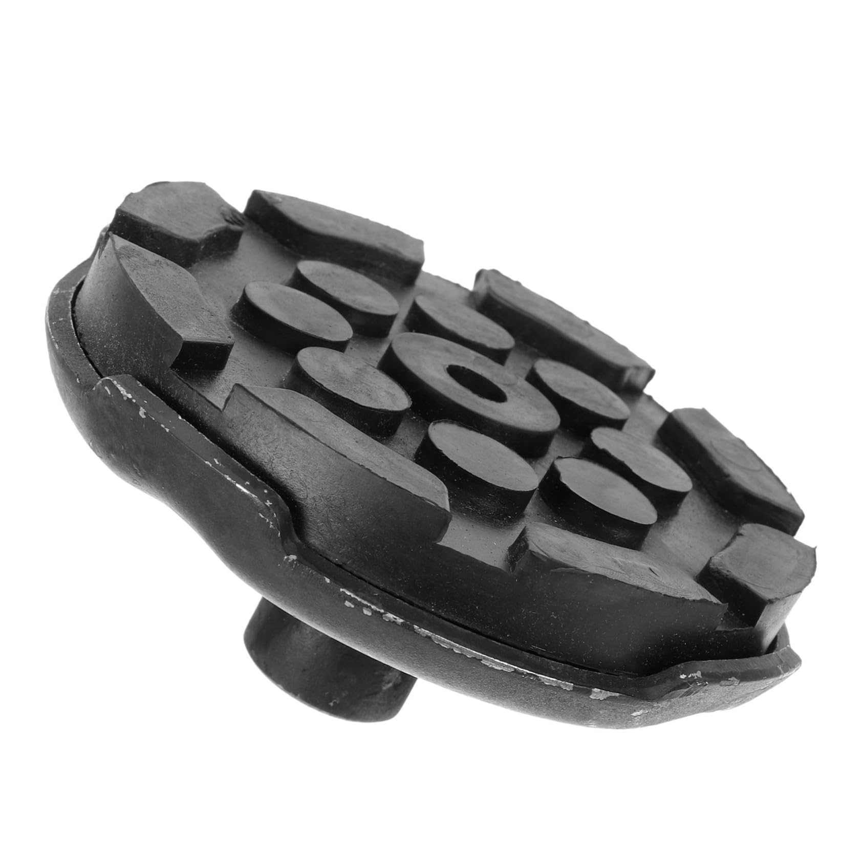 DOITOOL Adaptador de Almohadilla para Gato Hidráulico de Coche Diseño Horizontal, Material de Acero y Goma para Protección y Soporte Fiable