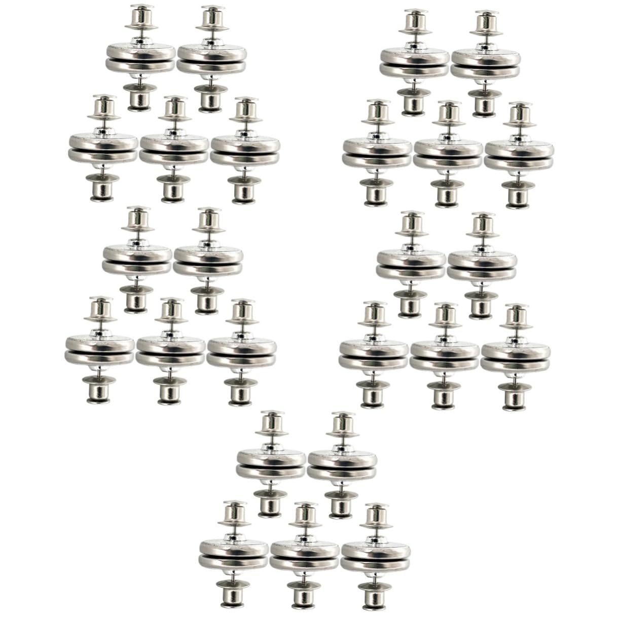 TOPBATHY Lot De 5 Embrasses De Rideaux Magnétiques sans Trous Décoration 5 Paires X 5
