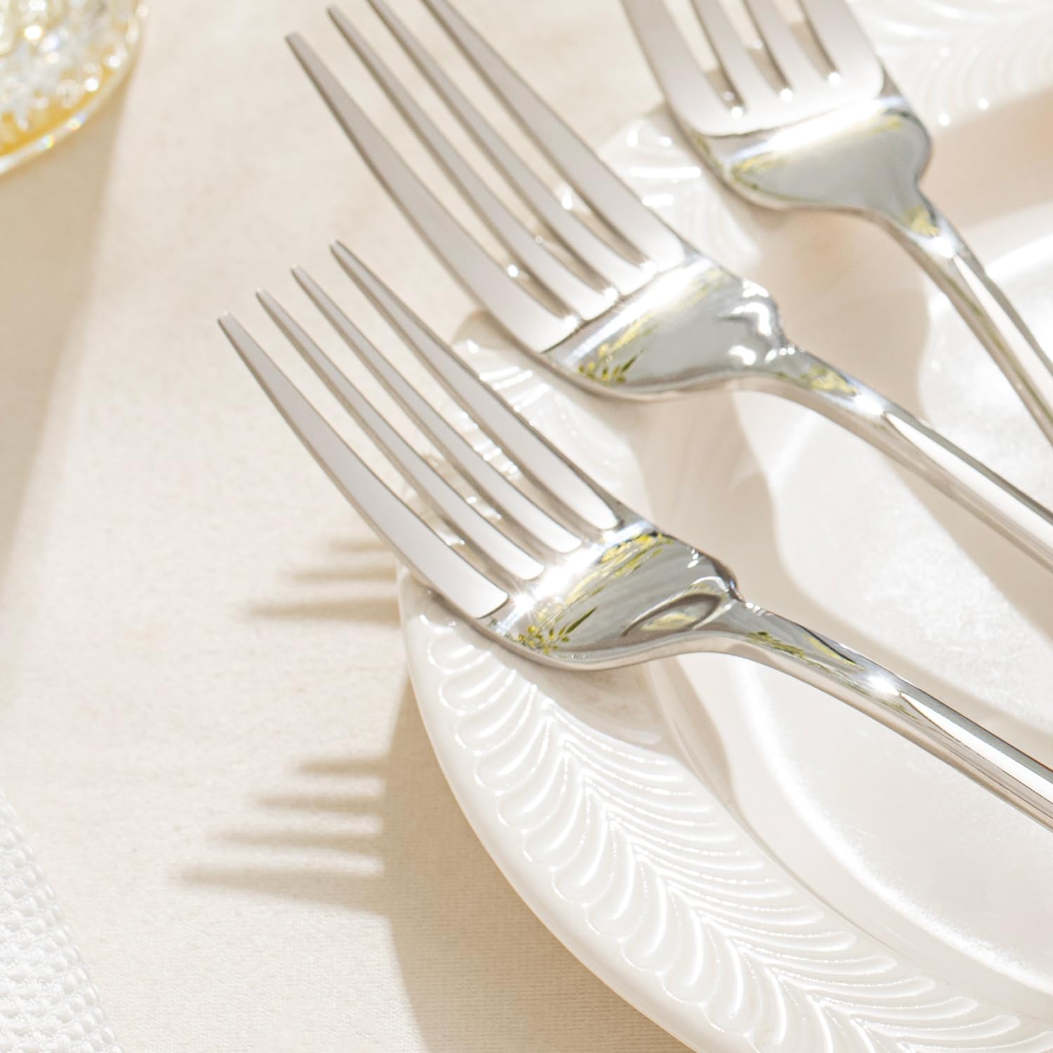 KINGSTONE Forks 12 Piece Dinner Forks Set, 18/10 Stainless Steel, 8.18 Inch — Amazon image 5