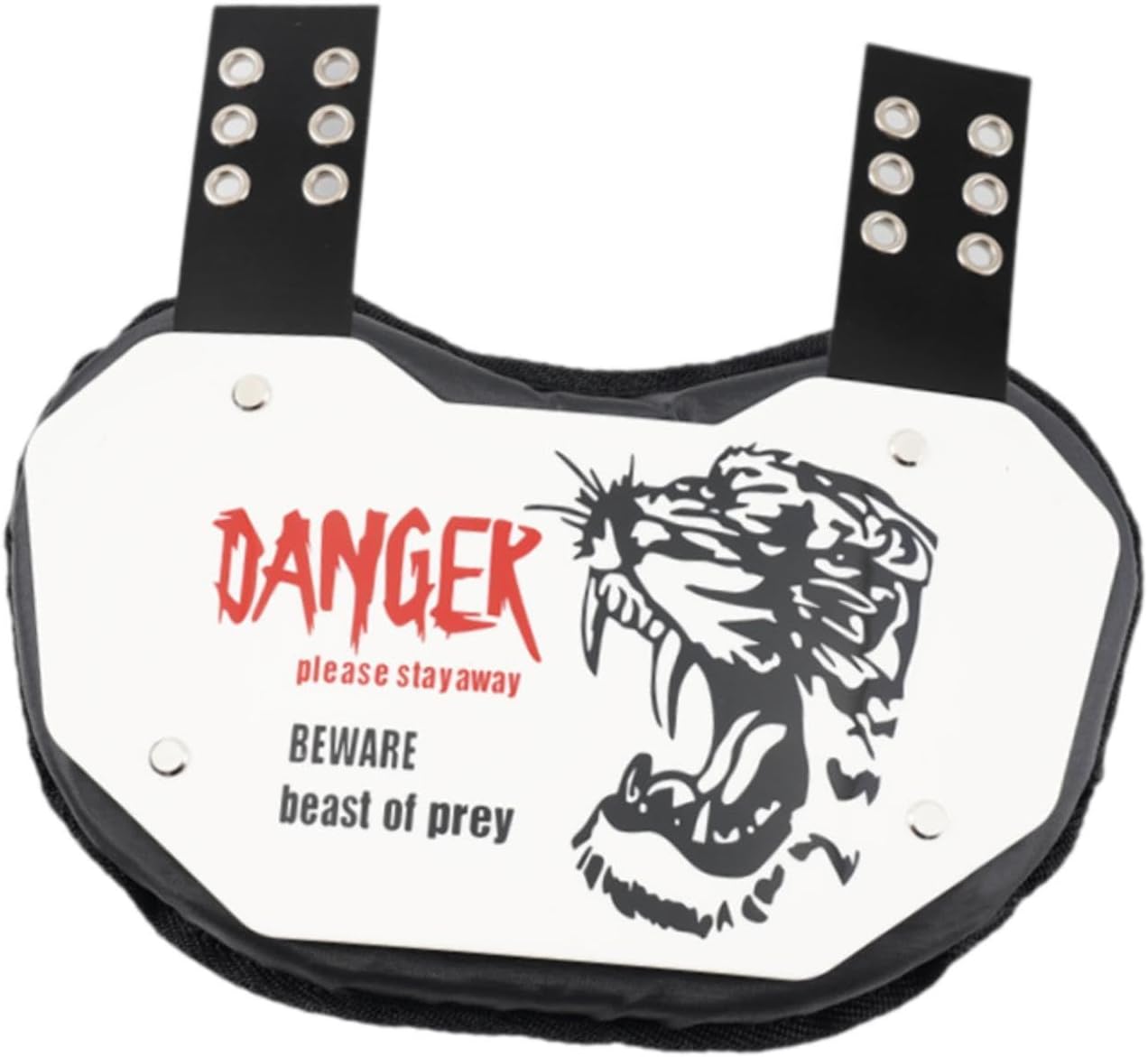 Football Backboard Wearproof with Padding Adjustable Strap High Impact