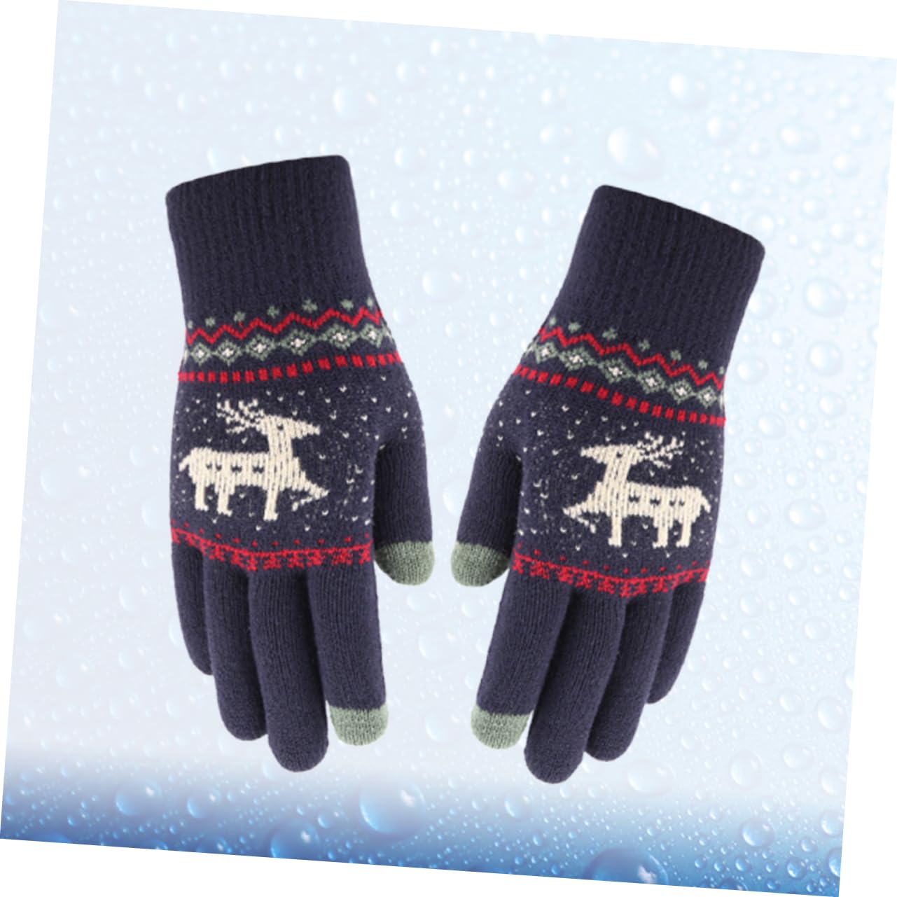 GALPADA 3 Pares Guantes gruesos guantes de punto para de punto para hombre deportivos accesorios de Mitones de dedo para pantalla táctil