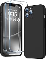 Vista 36 de BossKiss Funda compatible con iPhone 13, silicona de alta calidad mejorada [protección de cámara] [2 protectores de pantalla]