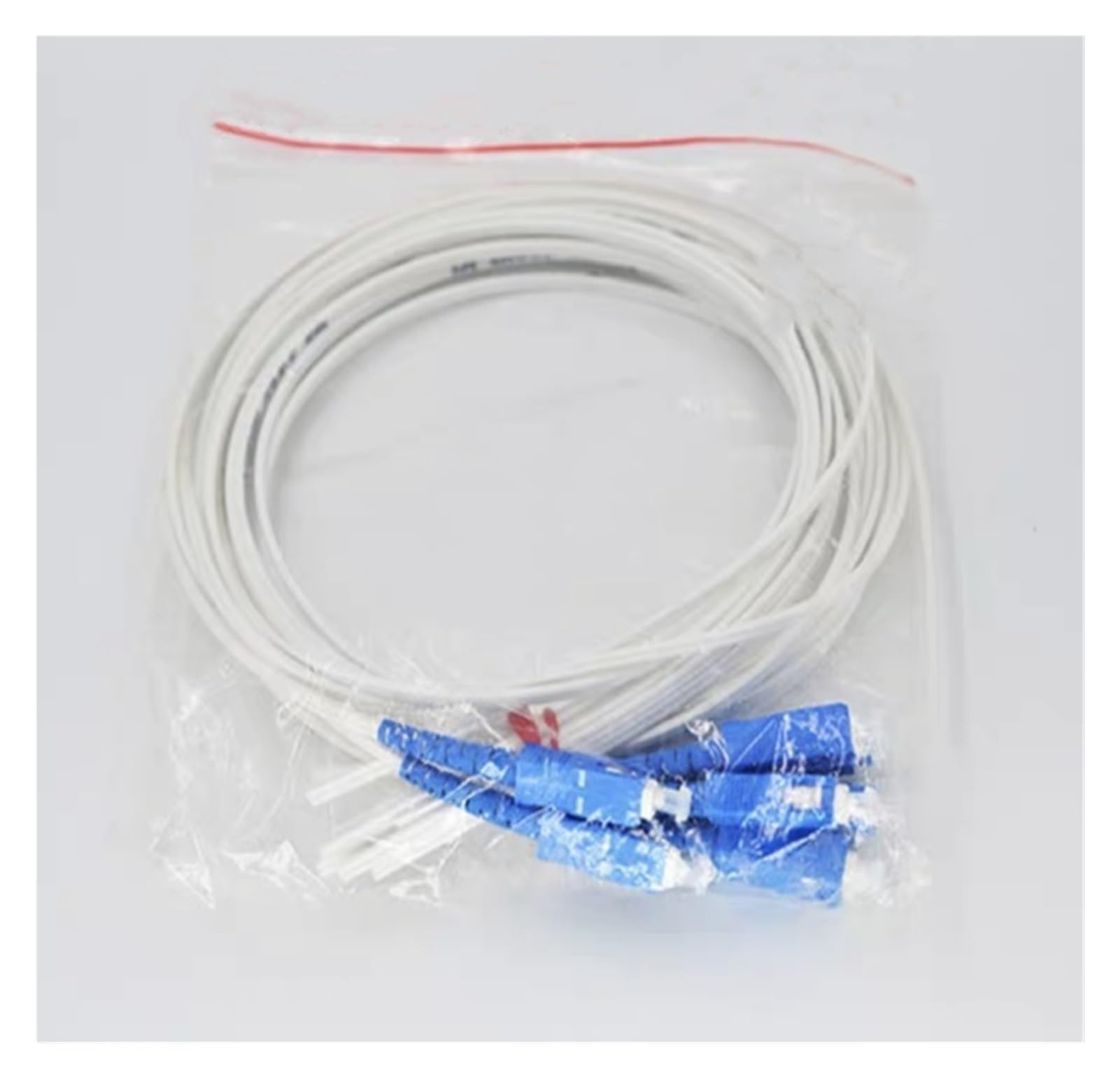 50pcs100pcs SC optical fiber pigtails 1m GJXH/GJXFH singlemode Simplex drop cable specially used for installation(100pcs)
