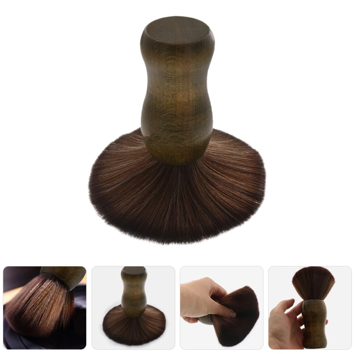 Spazzola Pulizia Dischi Vinile 2 Pezzi Manico in Legno | Set per Giradischi e Puntina, Setole Morbide Anti-statiche, per Manutenzione Professionale e Intrattenimento Domestico