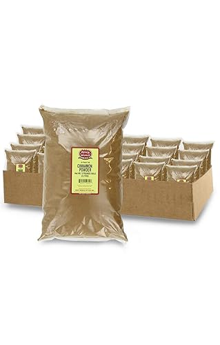 Spicy World - Bolsa a granel de 5 libras de canela en polvo, canela cassia molida, ideal para café, té, hornear y avena ~ por Spicy World (paquete disponible en Yaxa Colombia