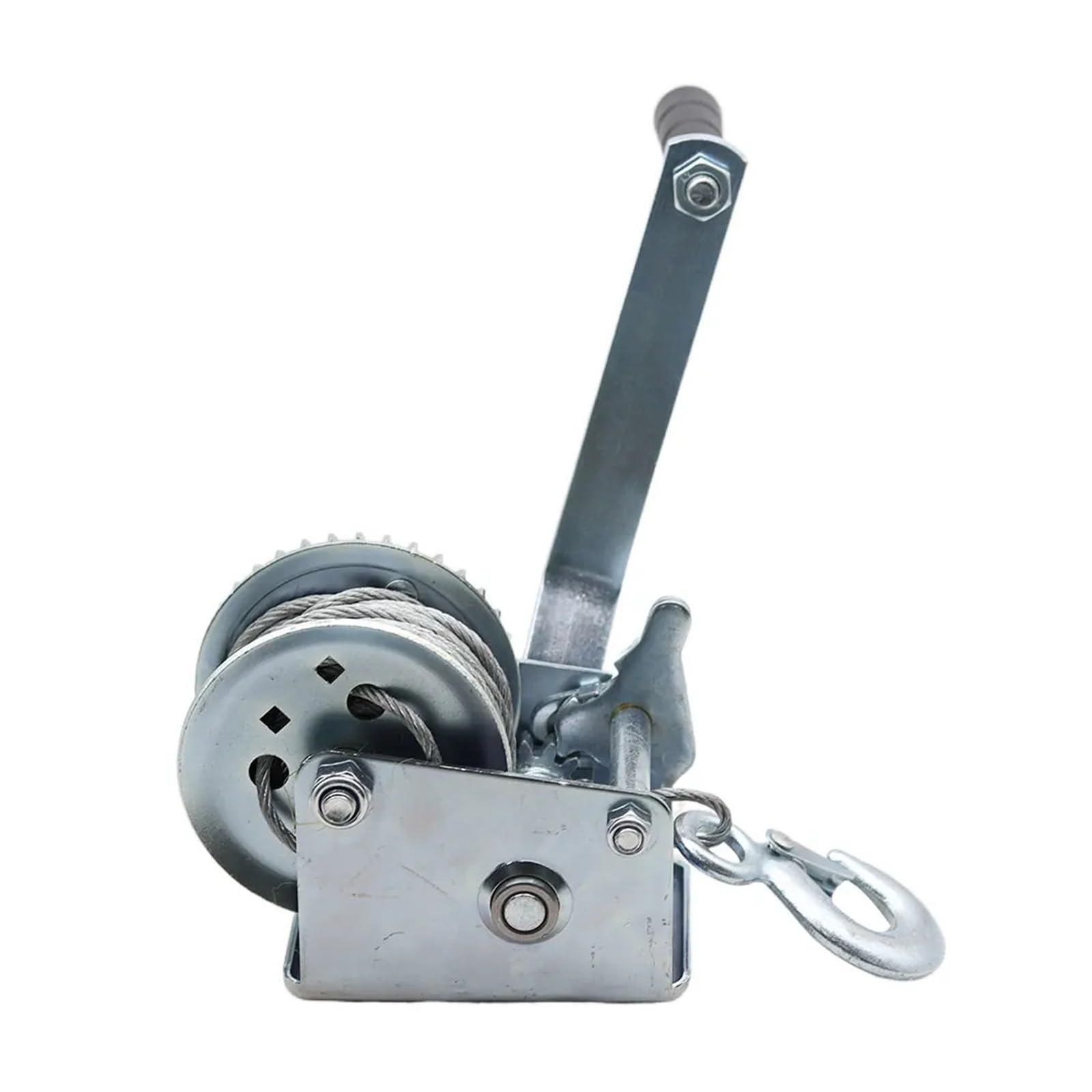 Handseilzug, 907 kg, manueller Seilzug für Bootsanhänger, Wohnwagen und Schwerlastheben, langlebig, tragbar, einfach zu bedienen