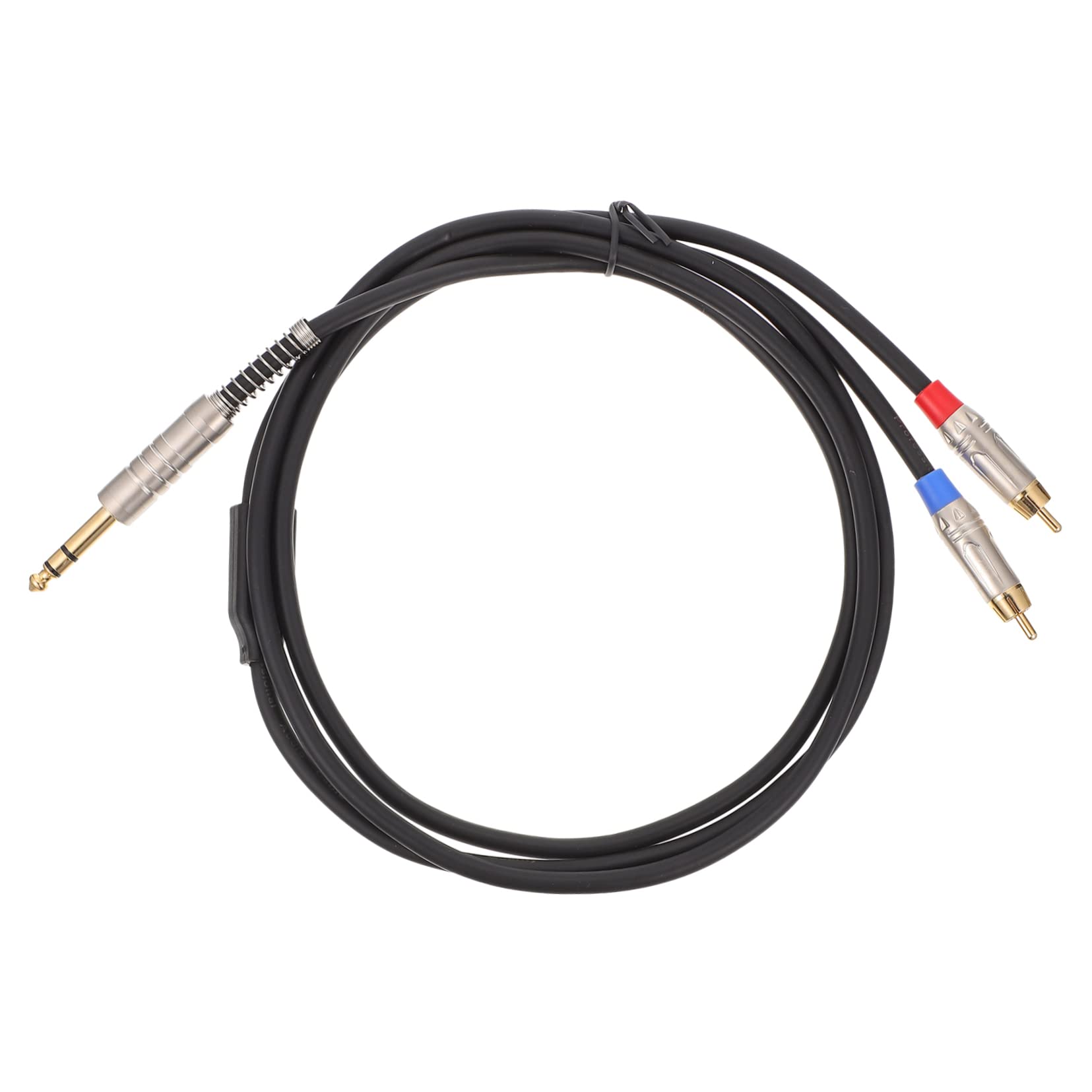 Mikikit 1 Meter Stereo Male to Adapter Cable Audio Transferring Cord for Home Theater Car Audio and Headphone