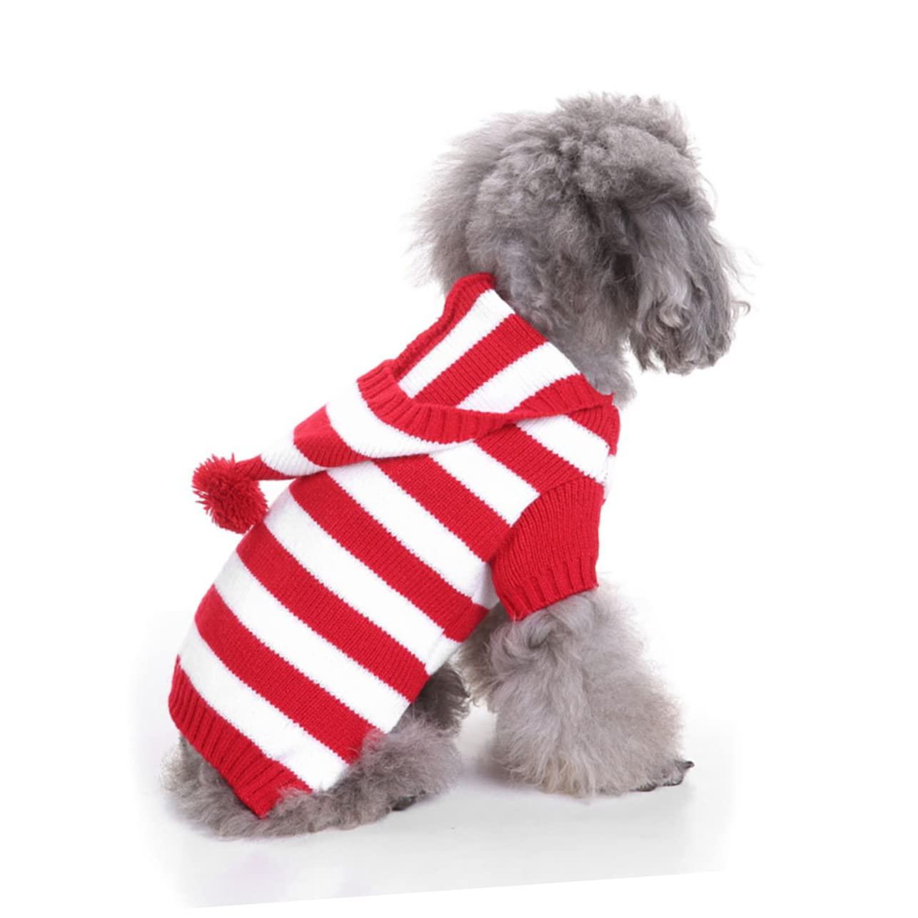 PRETYZOOM 3 Pièces Pull Chien Tricoté Décoration Extérieur Vêtements Thermiques Polyester