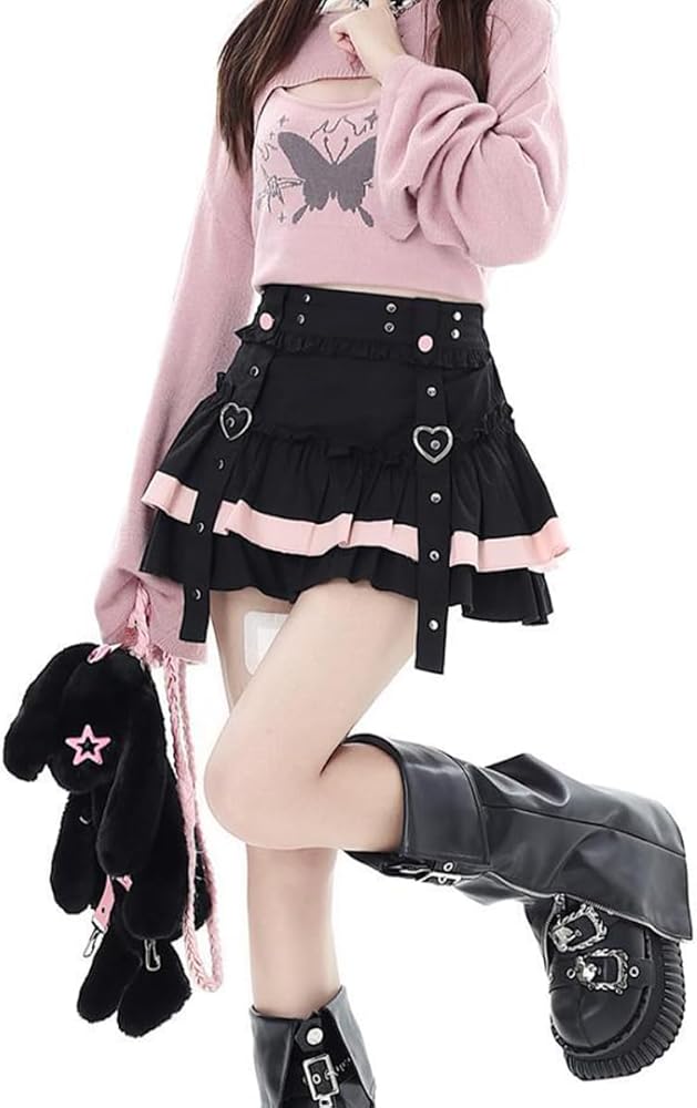 Amazon.com: kakarin choyx Women's Casual Fashion High Waist A-line