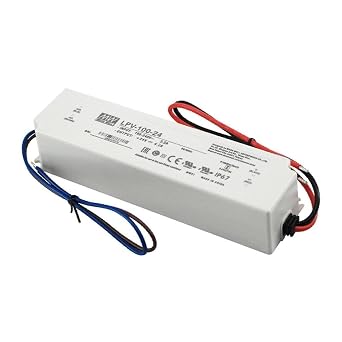 New Switch Power Supply 24V 4.2A 100W Outdoor Waterproof LED Drive Transformer Adapter for Mean Well MW MeanWell LPV-100-24