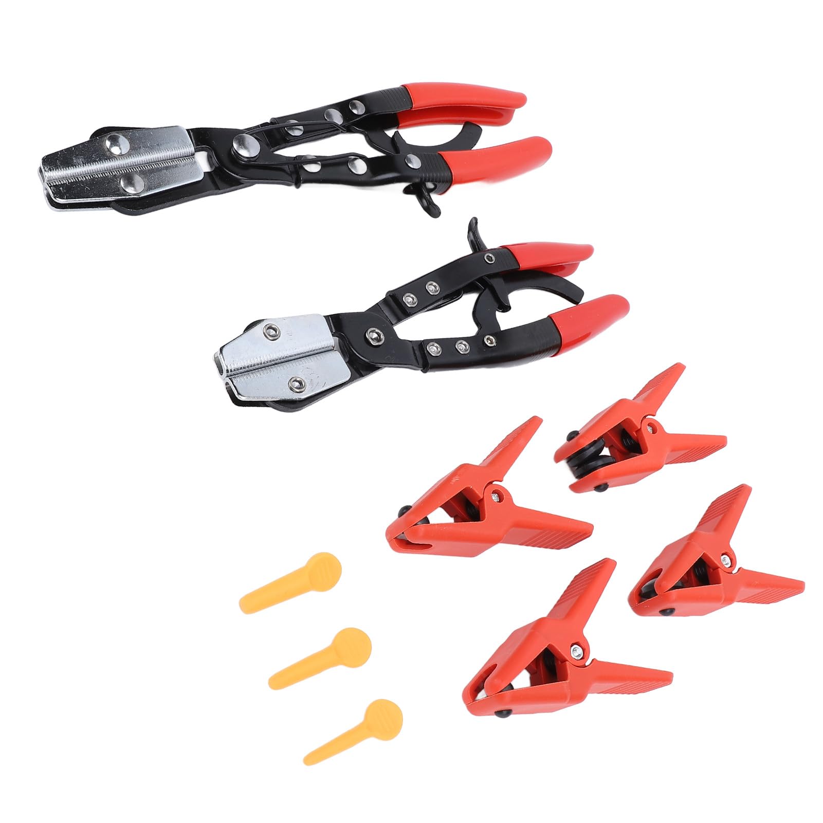 Alicates para manguera, alicates de metal para pellizco de manguera, juego de herramientas de abrazadera para mangueras de refrigerante de de radiador de coche