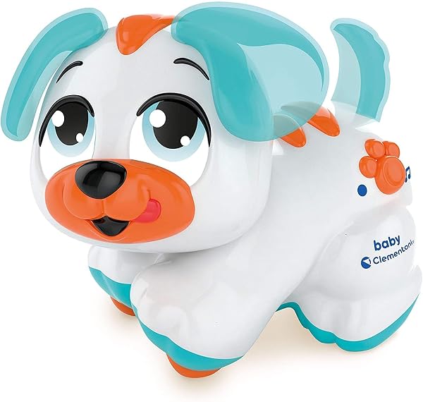 Clementoni Baby Cagnolino Cercacoccole, Gioco Interattivo Musicale per Bambini 12+ Mesi, Centro attività Prima Infanzia, Cane da Accarezzare per Riprodurre Canzoni e Filastrocche, 17450 - 3