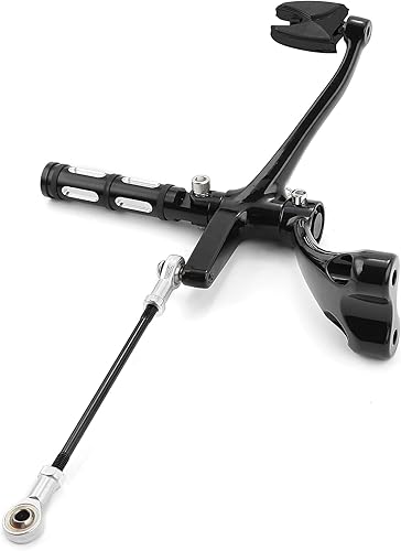 Miniatura 151 de TCT-MOTORPARTS Juego completo de clavijas de pie para Harley Sportster XL883 XL1200 1991-2003 negro 2002 2001 2000 1999 1998