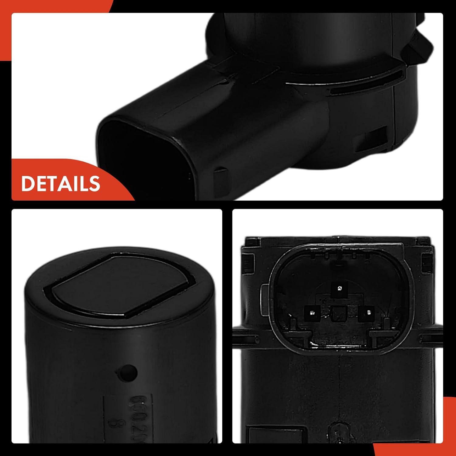 A-Premium 4-PC Rear Reverse Backup Parking Assist Sensor Compatible with Nissan, Infiniti Models - Maxima 2007-2008, Armada 2005-2011, Quest 2004-2009, QX56 2004-2009