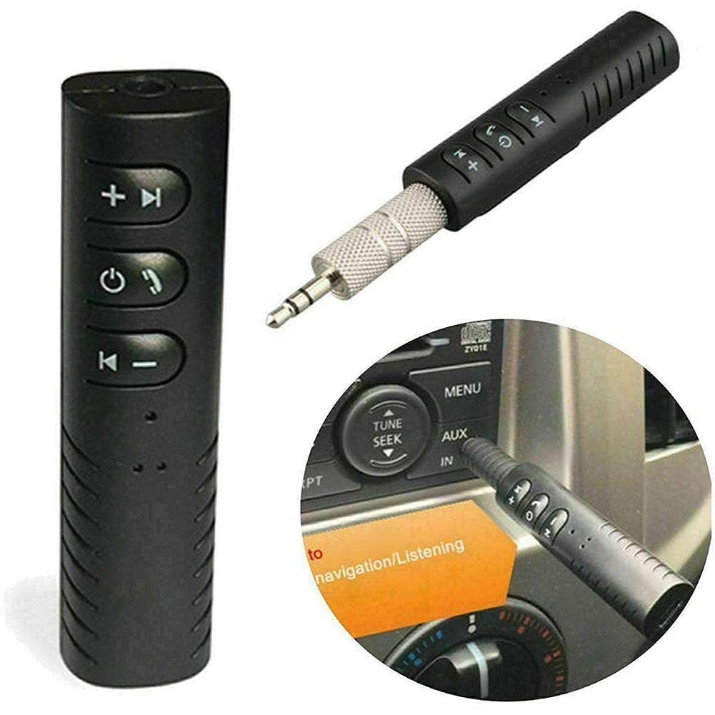 Adaptateur Bluetooth Voiture 5.1 - USB Vers Jack 3.5mm - Pour Autoradio Sans Bluetooth, Appels Mains Libres, Musique