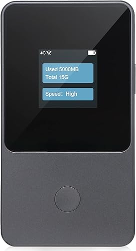 Metaspot T8 4G LTE WiFi Hotspot, enrutador Mifi portátil, 5 GB de EE. UU. y 3 GB globales de datos gratuitos precargados para viajes en más de 130