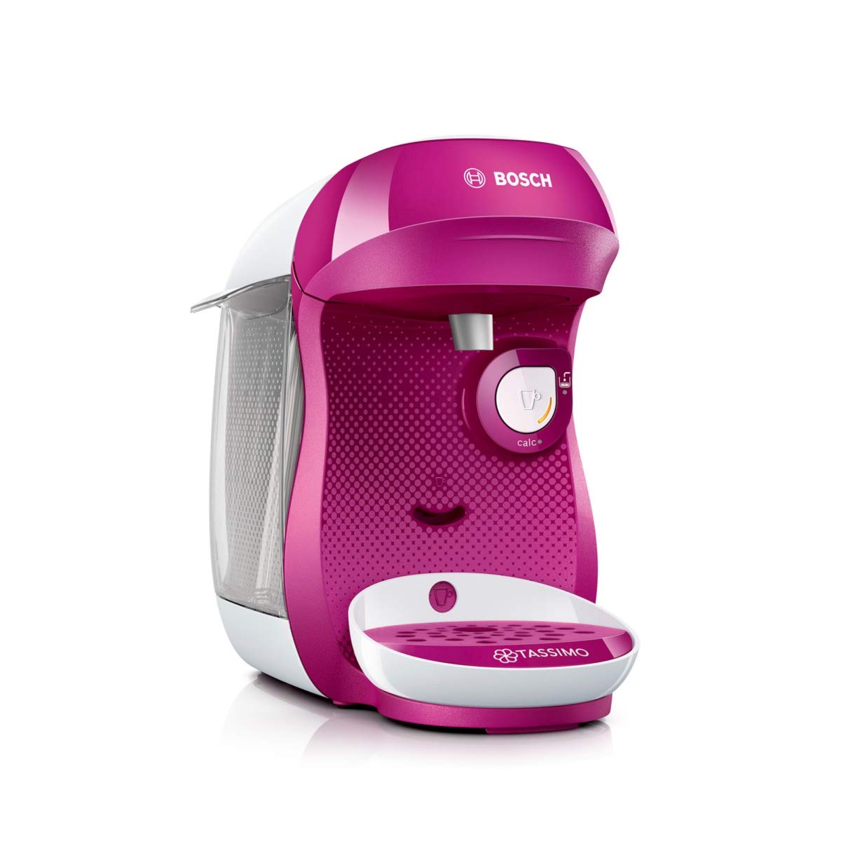 TAS1001 Happy Machine à café, 1400 W, 0.7 litre, Rose + Tassimo L'OR Petit Déjeuner Classic 120 boissons (Pack de 5x24 Tdisc)