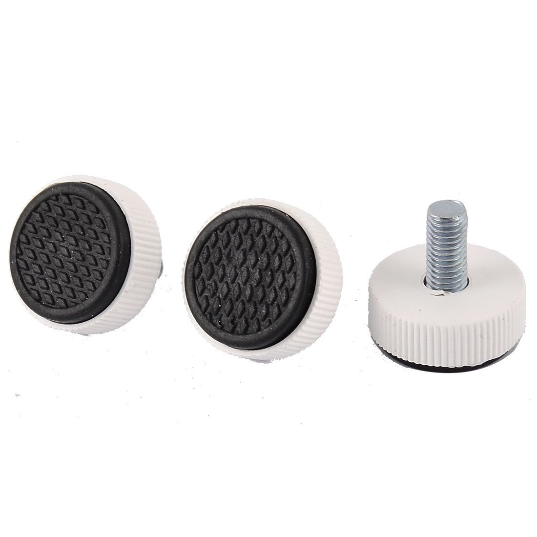 Plastic Base 34mm x 33mm Thread Stem Furniture Glide Leveling Foot Adjuster 3pcs id 15b 9d4 87f d3c