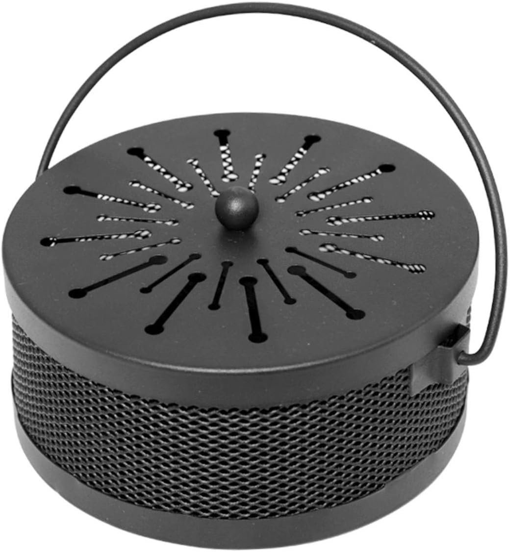 A&M Tech Black Mosquito Coil Holder Incense Coil Burner
