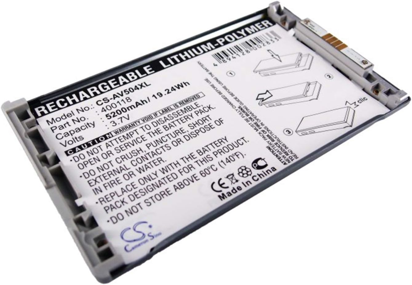 Extended Battery for Archos AV504 Extended