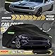 Mustang Autoabdeckung, für Mustang (1965-1973/1994-2023), 420D Oxford-Gewebe, UV-beständig und 100% Wasserdicht, Auto Abdeckplane, Car Cover, Autoabdeckung Outdoor, Mustang Car Cover
