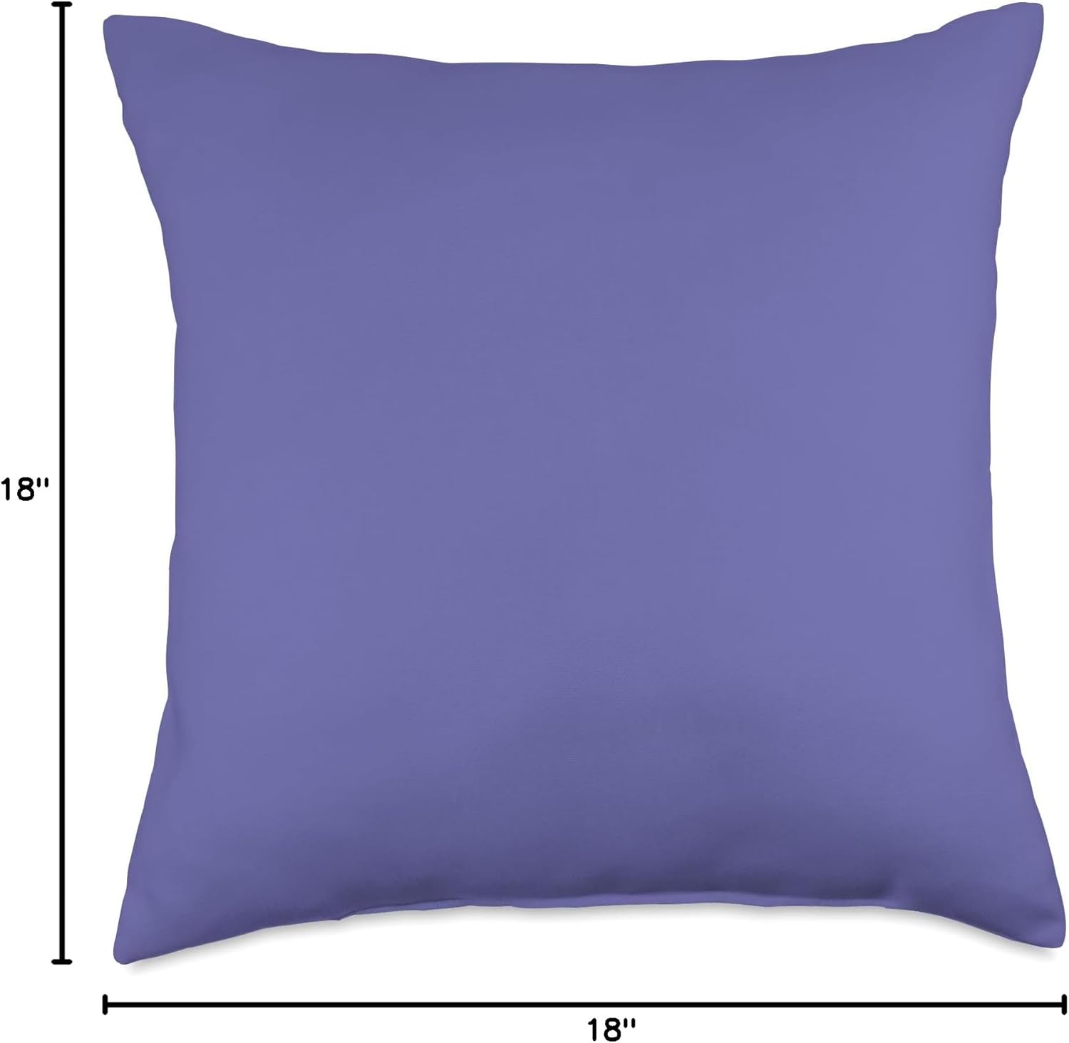 Very Peri Periwinkle 2022 Color of the Year Throw Pillow