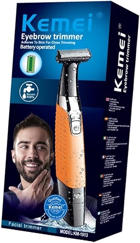 Miniatura 8 de minkissy 3pcs Razors for Men Back Hair Trimmer Back Hair Long Handle Face for Men Mens Man Trimmer Ball for Men Electric Grooming Kit Máquinas De