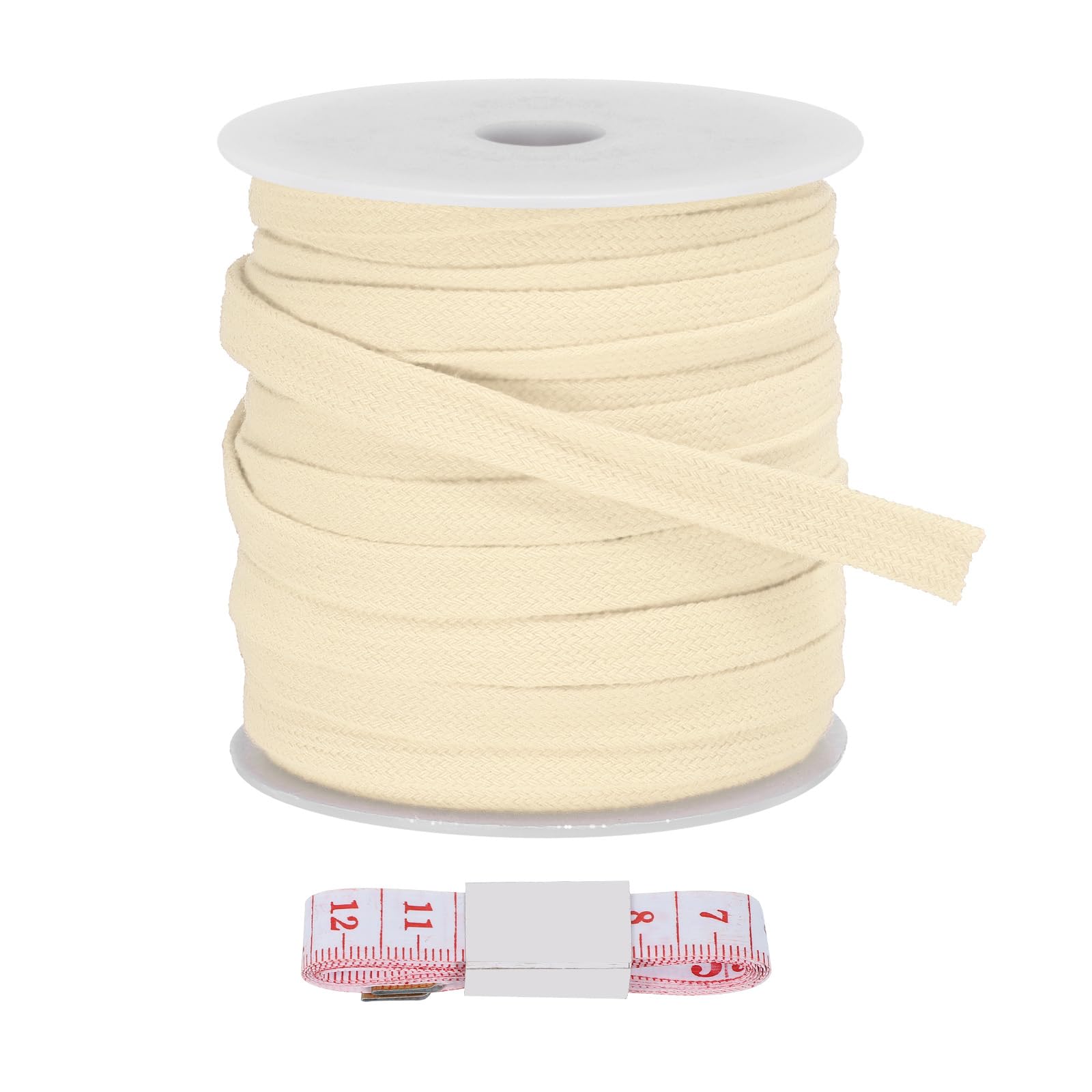 PATIKIL Flat Drawstring Cord 10mm x 27 Yd