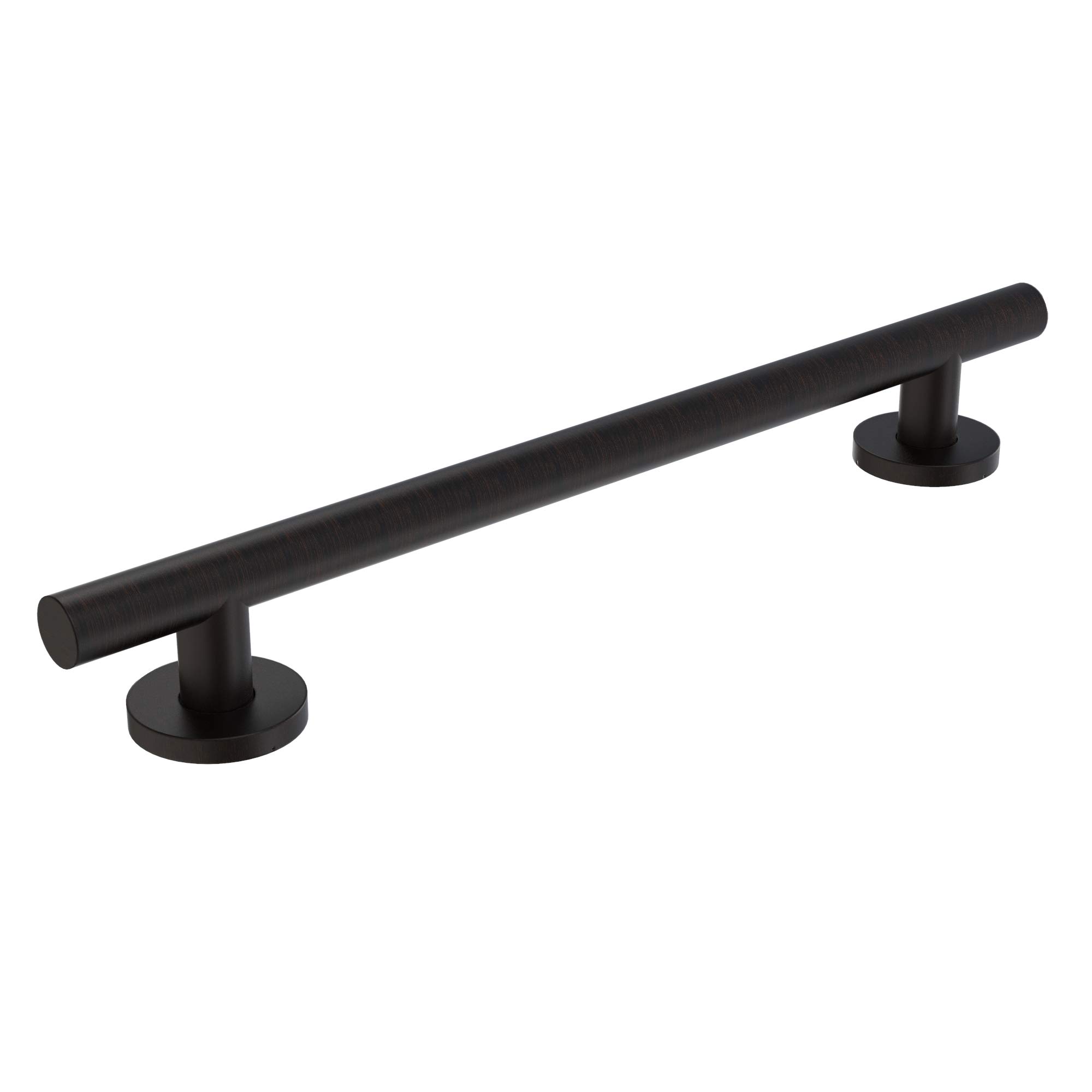 KEENEY GB2023-24VB Decorative Recessed Flange Grab Bar, 24-Inch, Oil Rubbed Bronze