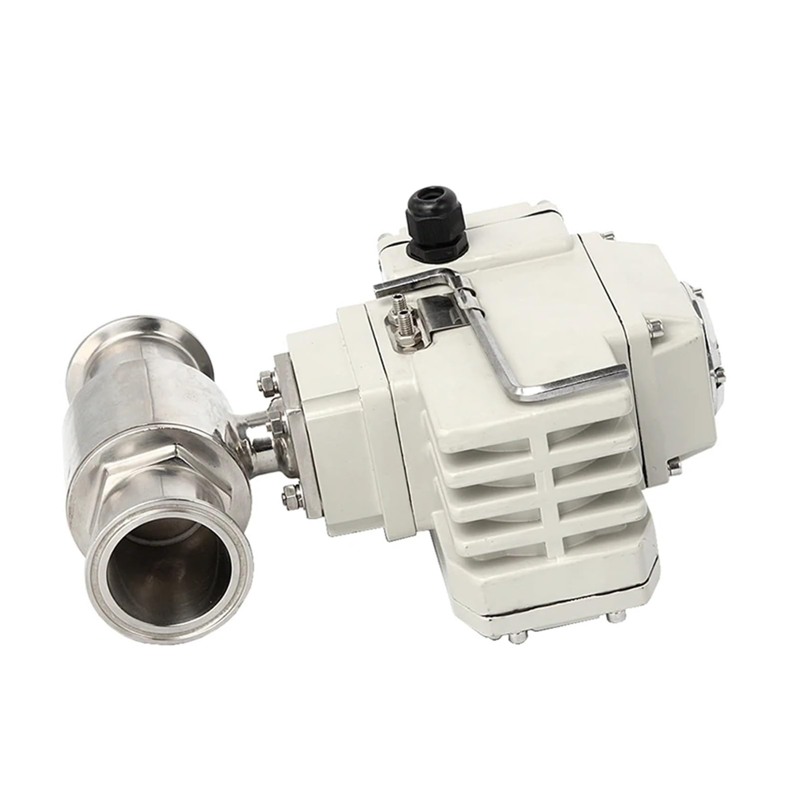 Robinet à bille électrique 32mm acier inoxydable vanne motorisée 220V à trois pinces