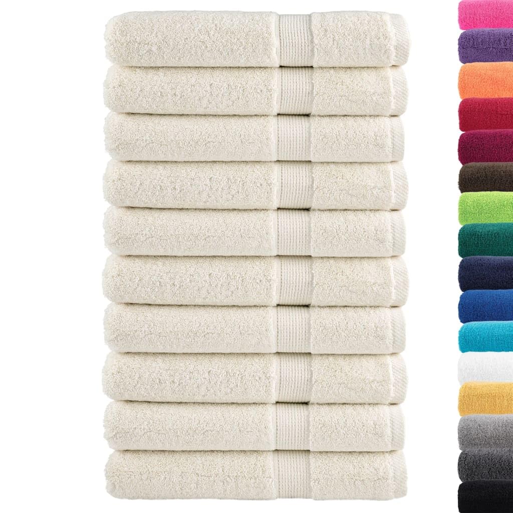 Serviettes de bain 100x200 cm en coton 600 g/m² de qualité hôtelière supérieure