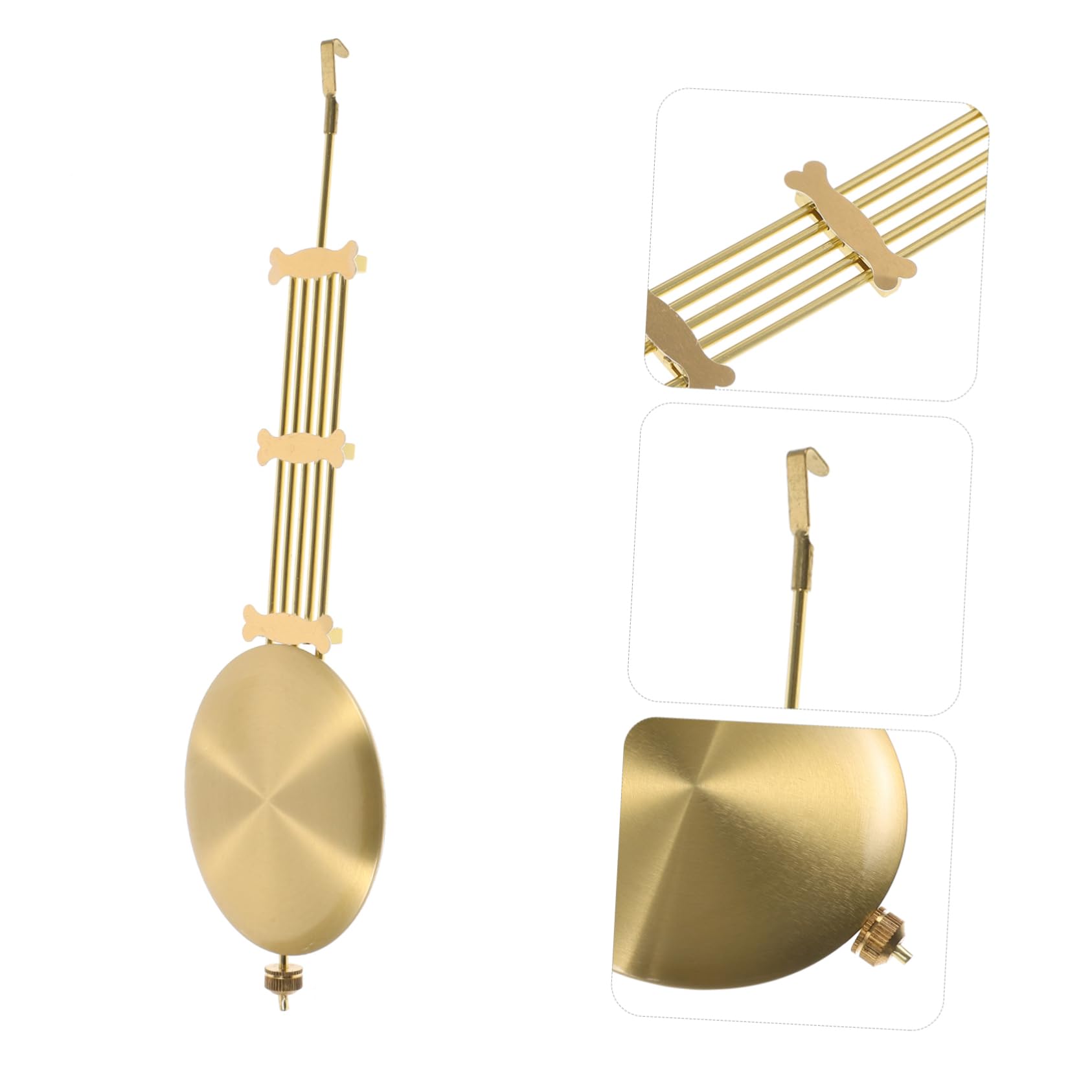 NUOBESTY 5 Pièces Pendule de Mur Accessoire de Remplacement pour Pendule DIY Design Élégant Durable Compatible avec Divers Modèles