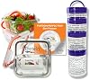 Bariatric Portion Control - Meal Prep Glass Containers 3pk with 100 Cal Snack Container Set, Practical Meal Prep, Gastric Sleeve, Bypass or Band with Protein, Carbs & Veg