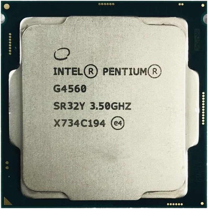 Hegem Intel Pentium G4560 3.5 GHz Dual-Core Quad-Thread 54W CPU Procesador LGA 1151 SIN Ventilador