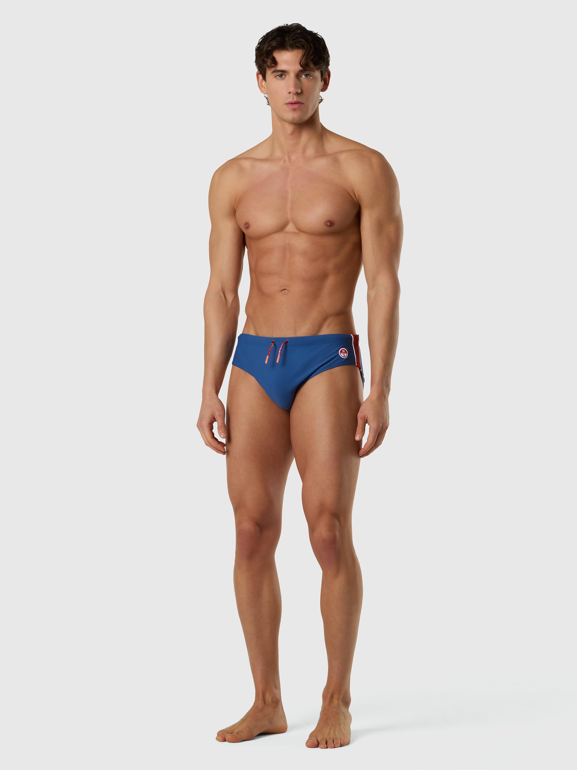 NORTH SAILS Slip Mare Uomo in Nylon Riciclato Stretch a Righe
