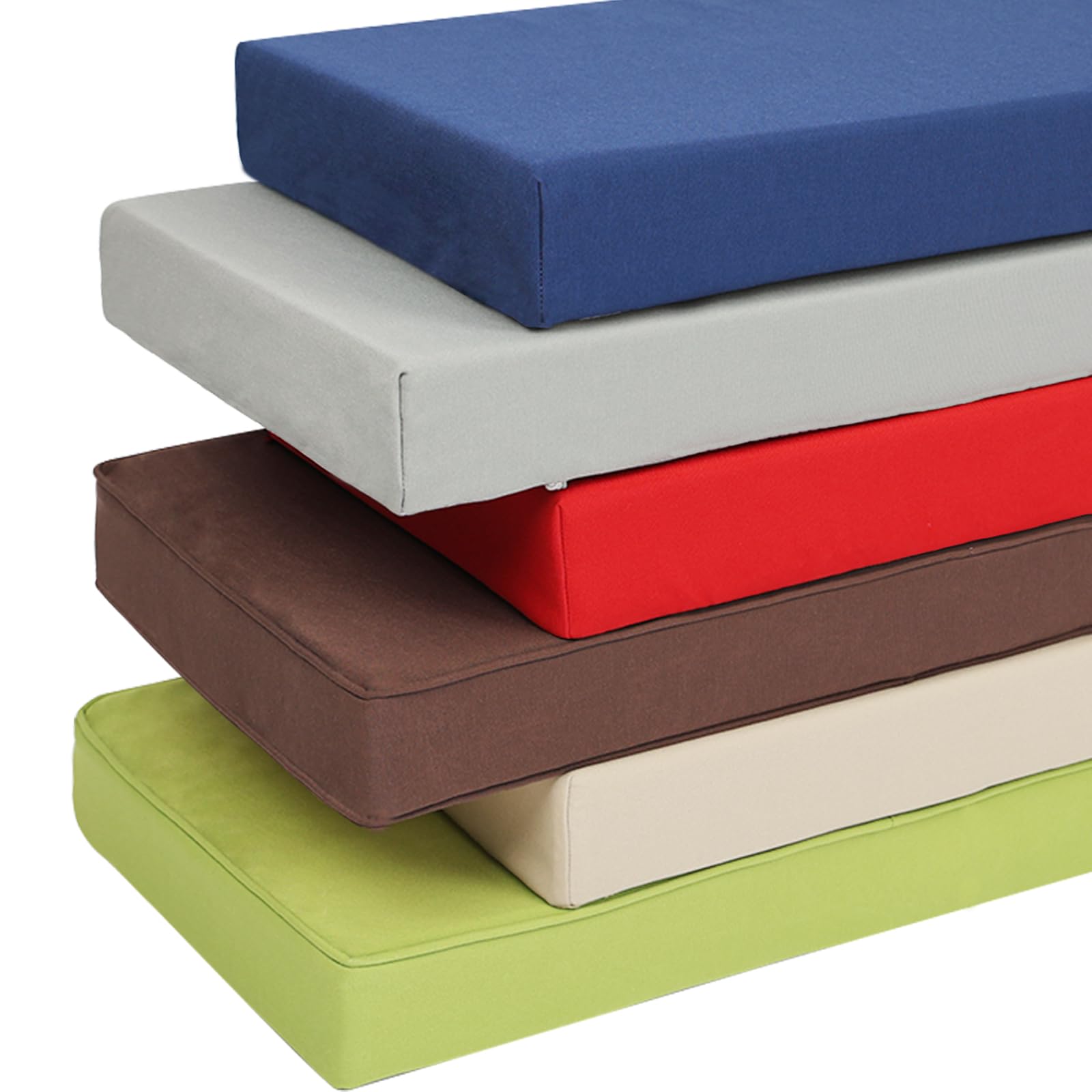 Custom Outdoor Garden Bench Cushion, Personalized Waterproof Bench Cushion for Garden Furniture, Patio Seat Pad Cushion 2 or 3 Seater, Any Size(3cm)