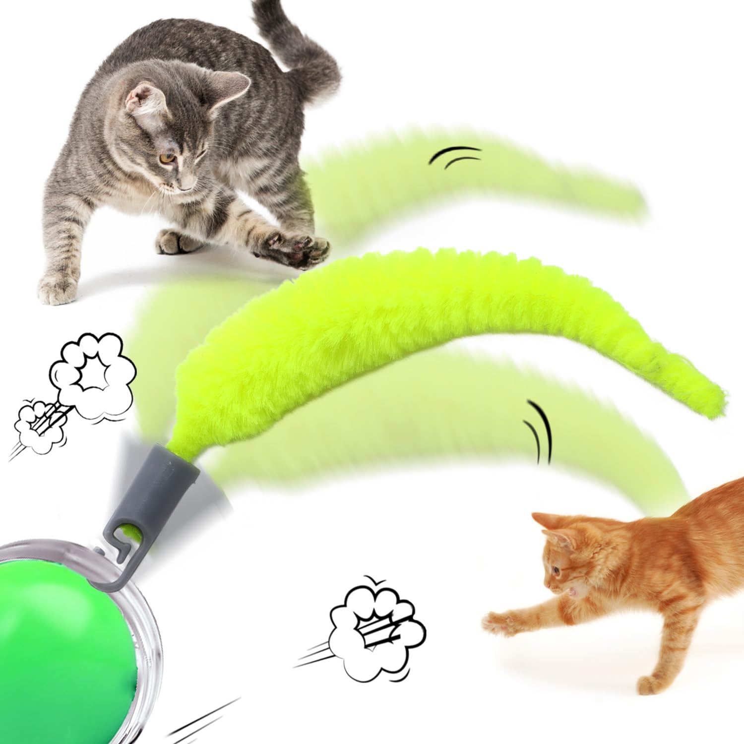 BOXOB 10pcs Cat Ball Replacement Tails - Image 4